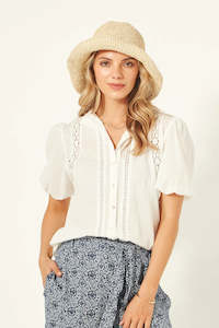 Womenswear: Lemon Tree Design Celia Top White