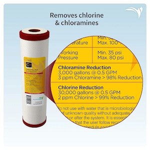 Aquatic Life || Classic 100GPD Carbon Plus Chloramine Cartridge *NEW*