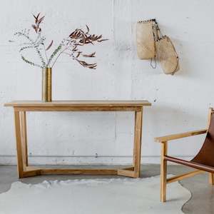 Teak Console Table (Natural)