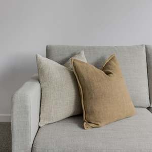 Oatmeal Cushion (With Feather Inner) (50cm x 50cm)