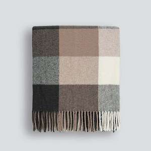 Glenburn Wool Throw Blanket