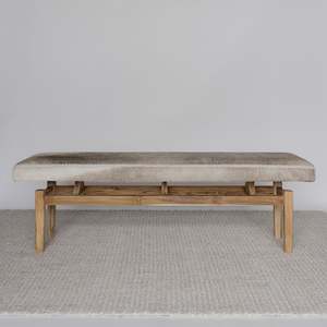 Argentinean Cowhide Bench (L) (Slim) No.2