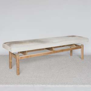 Argentinean Cowhide Bench (XL) No.1