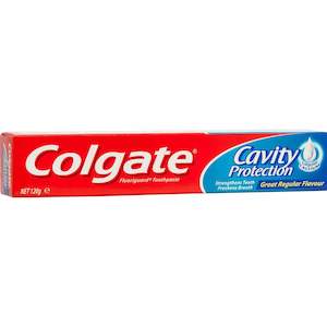 Colgate Fluoriguard Toothpaste Cavity Protection Great Regular Flavour 120 g