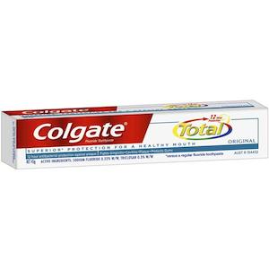 Colgate Fluoride Toothpaste Total 12 Hour Protection Original 45 g