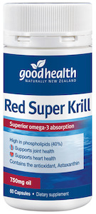 Good Health Red Super Krill 750mg 60 Capsules