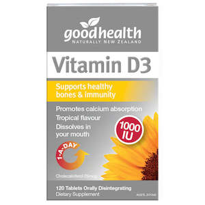 Good Health Vitamin D3 120 Tablets