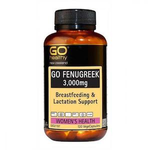 GO Fenugreek 3,000 mg Women's Health 120 Vege Capsules