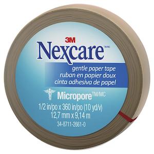 NEXCARE Paper Tape 12.5mm Tan