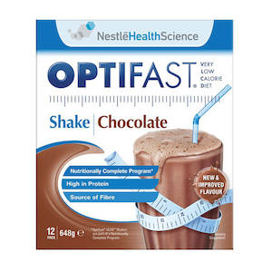 Optifast Shake Chocolate 53g x 12