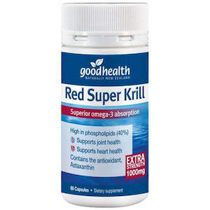 GOOD HEALTH Red Super Krill 1000mg 60 Caps