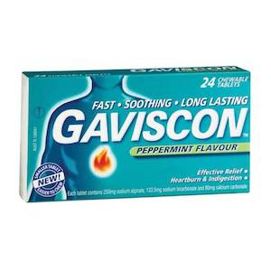 Gaviscon Peppermint Flavour Tablets 24