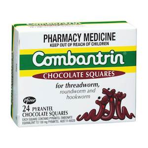 COMBANTRIN Chocolate Squares 24