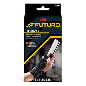 FUTURO Deluxe Thumb Stabilizer SMALL/MEDIUM - Black