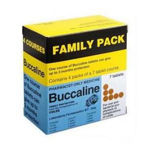 Buccaline Family Pack Tablets 28's (Pharmacist Only) Need consultation before sale