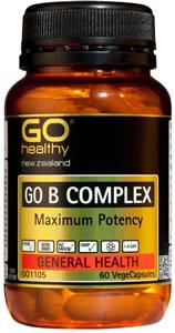 GO B Complex Maximum Potency 60 Vege Capsules