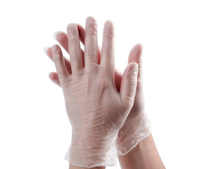 Pack of 100 Disposable Latex Gloves - Large