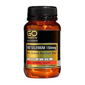 GO Healthy Go Selenium 150mcg 120 Vegicaps