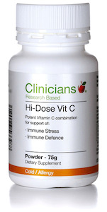 Clinicians HI-Dose Vit C 3550/tsp 75g