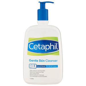 Cetaphil Gentle Skin Cleanser Face & Body 1 Litre