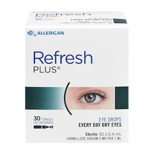 REFRESH Plus Eye Drops 30x0.4ml