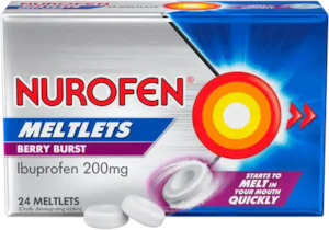 NUROFEN Meltlets Berry Burst 200mg 24s