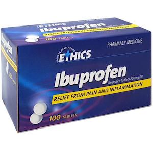 ETHICS Ibuprofen 200mg 100 Tabs