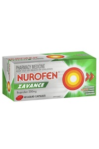 NUROFEN ZAVANCE Liq Caps 40s