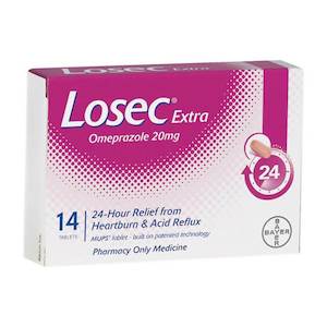 LOSEC Extra Tabs 20mg 14s