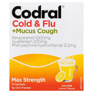 CODRAL Cold & Flu +Mucus Cough 10s