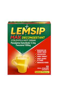 LEMSIP Max C&F Decon. Lemon 10s