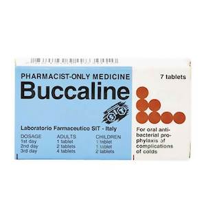 BUCCALINE Tablets 7s (Pharmacist Only) Need consultation before sale