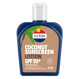 LE TAN Coconut Lotion SPF50+ 125ml