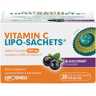 LIPO-Sachets VitC Blackcurrant 30s