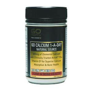 GO Calcium 1-A-DAY 120 Capsules