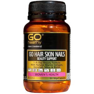 GO Healthy GO Hair Skin Nails Vege Capsules 50s