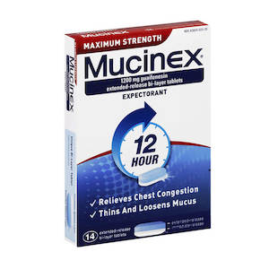 MUCINEX Maximum. Strength 1200mg 14s