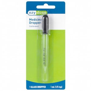 EZY Dose Calibrated Glass Dropper 1ml