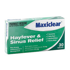 MAXICLEAR Hayfever-Sinus 30s