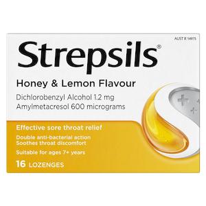 STREPSILS Honey & Lemon 16pk