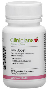 Clinicians Iron Boost 24mg