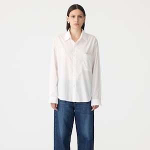 Bassike / Topstitch Classic Shirt / White