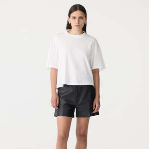 Bassike / Floating Neck Boxy T-Shirt / White