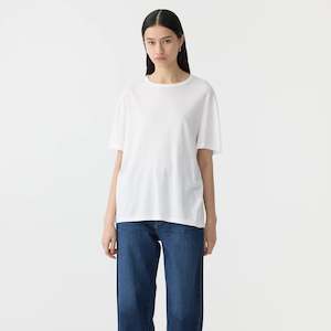 Bassike / Boyfriend Heritage Short Sleeve T-Shirt / White