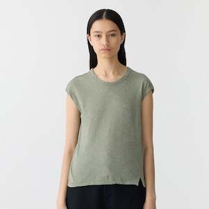 Bassike / Slim Muscle Tank / Sage Marl