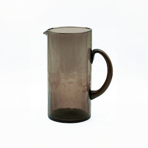 Hammered Glass Jug / Bronze