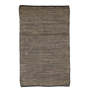 Cuba Rug / Jute + Cotton / Natural + Black