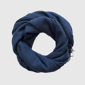 Good & Co / Chunky Wool Scarf / Deep Sea