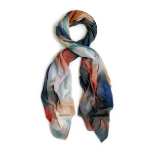 Good & Co / Flower Markets / Wool + Silk Scarf