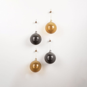 Wanderlust Christmas Bauble / Glass / Bronze or Smoke